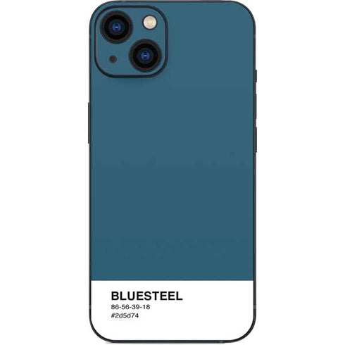 Bluesteel Color Palette iPhone 14 Plus Skin